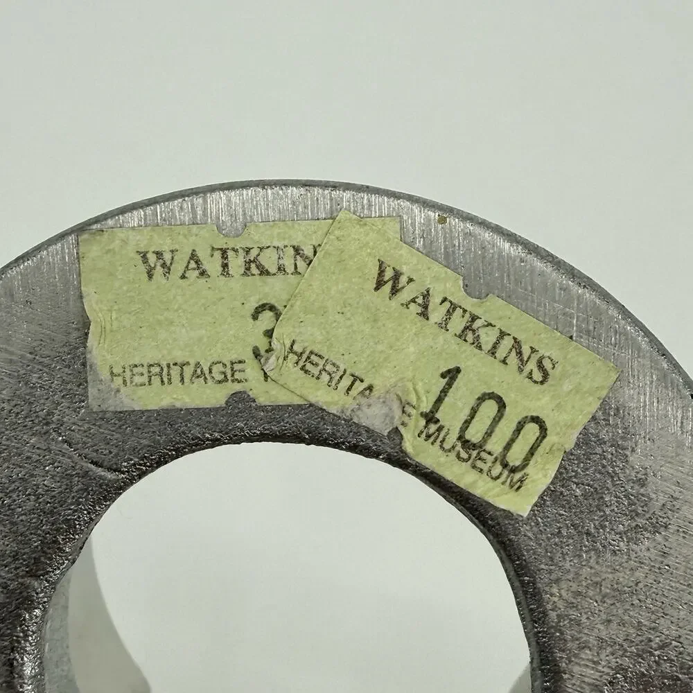 Watkins Large Aluminum Die Cast Hand Crafted Gingerbread Man Cookie Cutter VTG